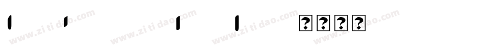 FritzQuadrata Bold Italic字体转换
